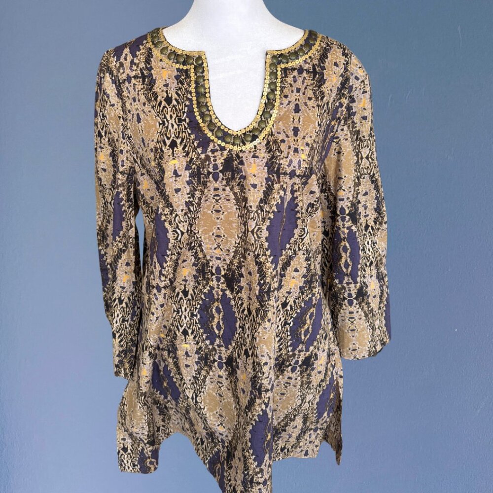 *VINTAGE* Embellished Boho Tunic I Stevie Nicks Style